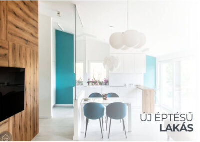 Új építésű ház – penthouse lakás Sasadon