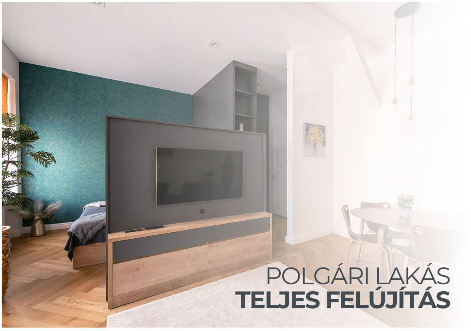 Modern polgári otthon a Vízivárosban